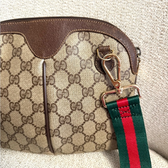 Authentic Gucci crossbody bag brown monogram coated canvas - Picture 7 of 16